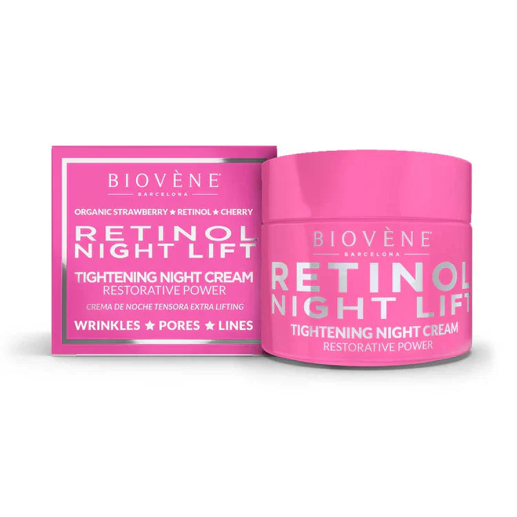 Crema rassodante notte al retinolo con principi attivi rigeneranti 50 ml