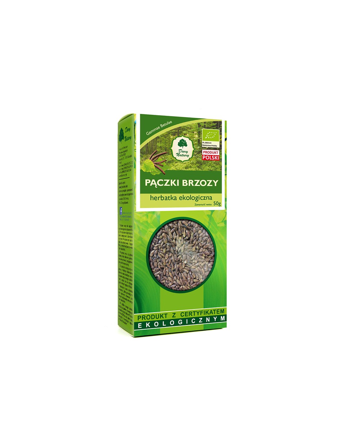 Gemme di betulla bianca Bio, 50 g <tc>Dary Natury</tc>