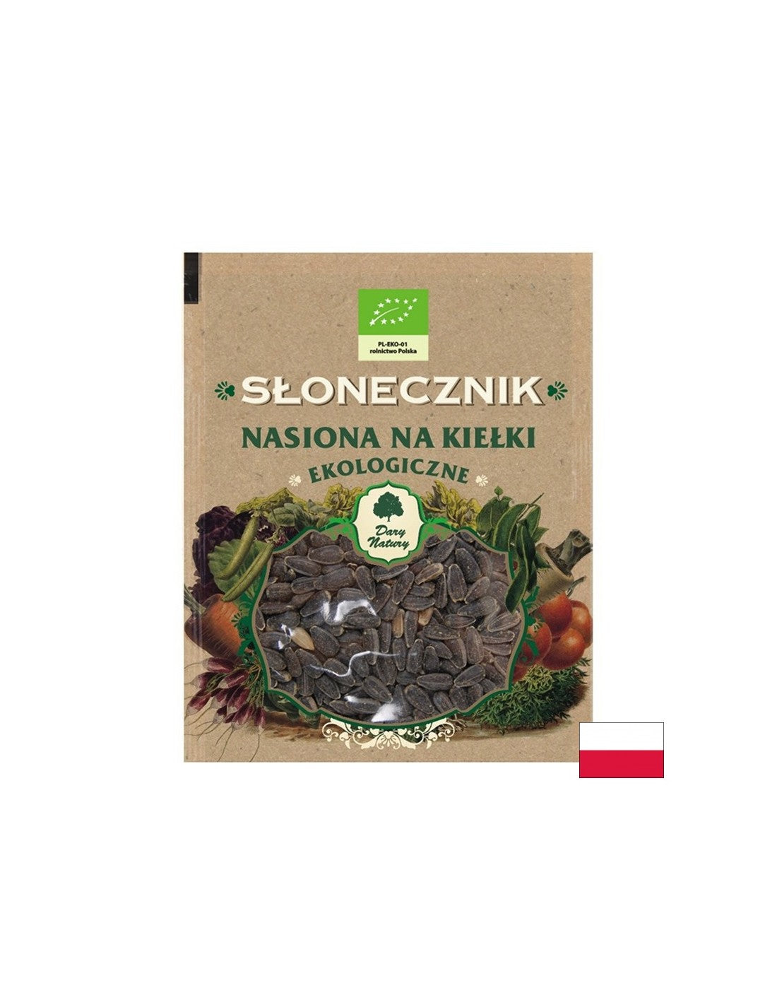 Girasole - Semi biologici per germogli, 50 g <tc>Dary Natury</tc>