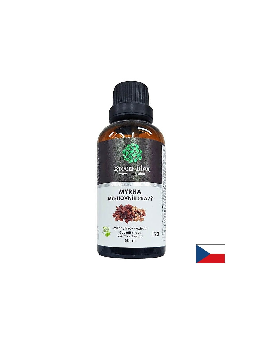 Immunità e cuore sano - Mirra (resina) + vitamina C, tintura da 50 ml