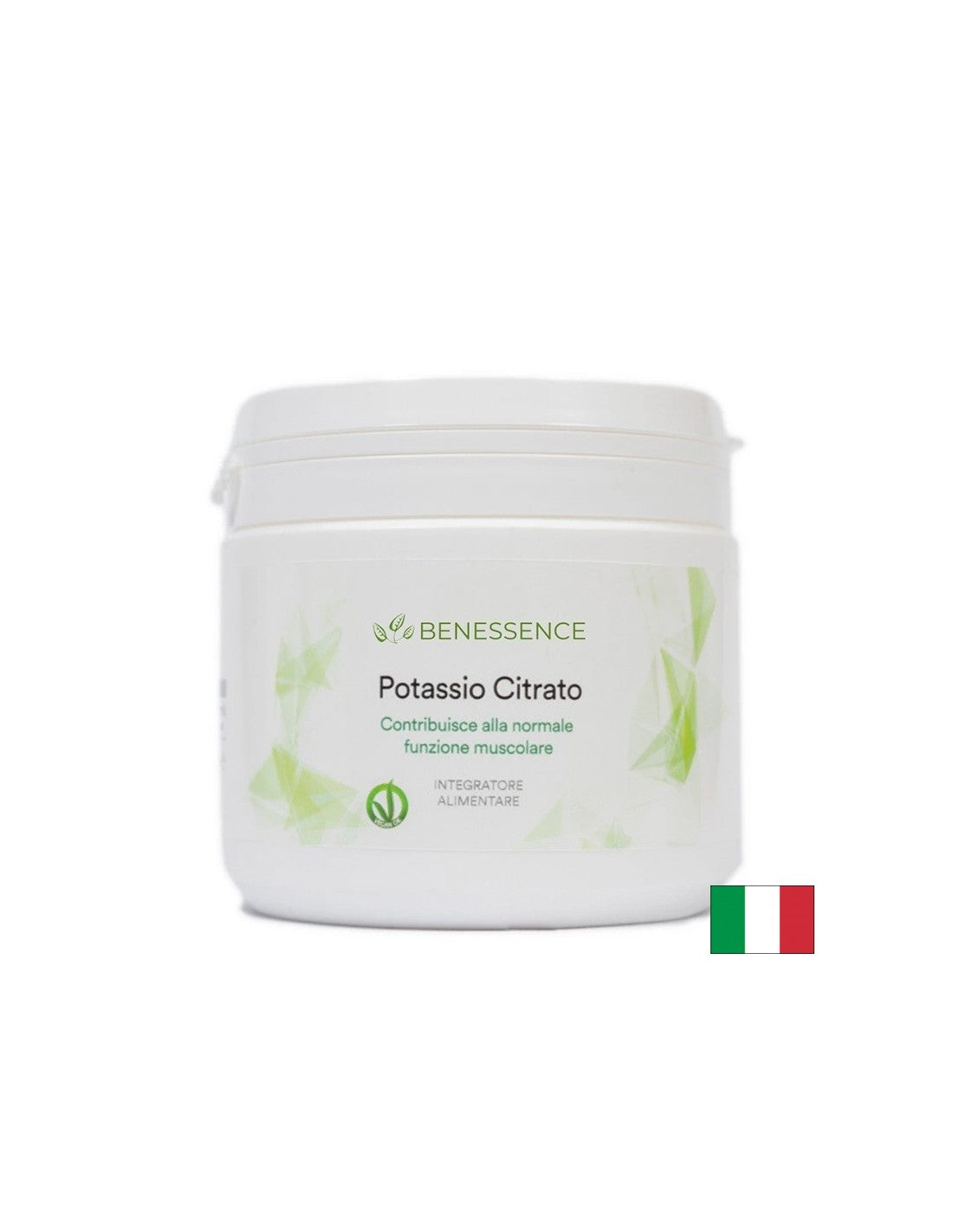 Citrato di potassio – per la salute muscolare, equilibrio elettrico ed energia, confezione da 500 g