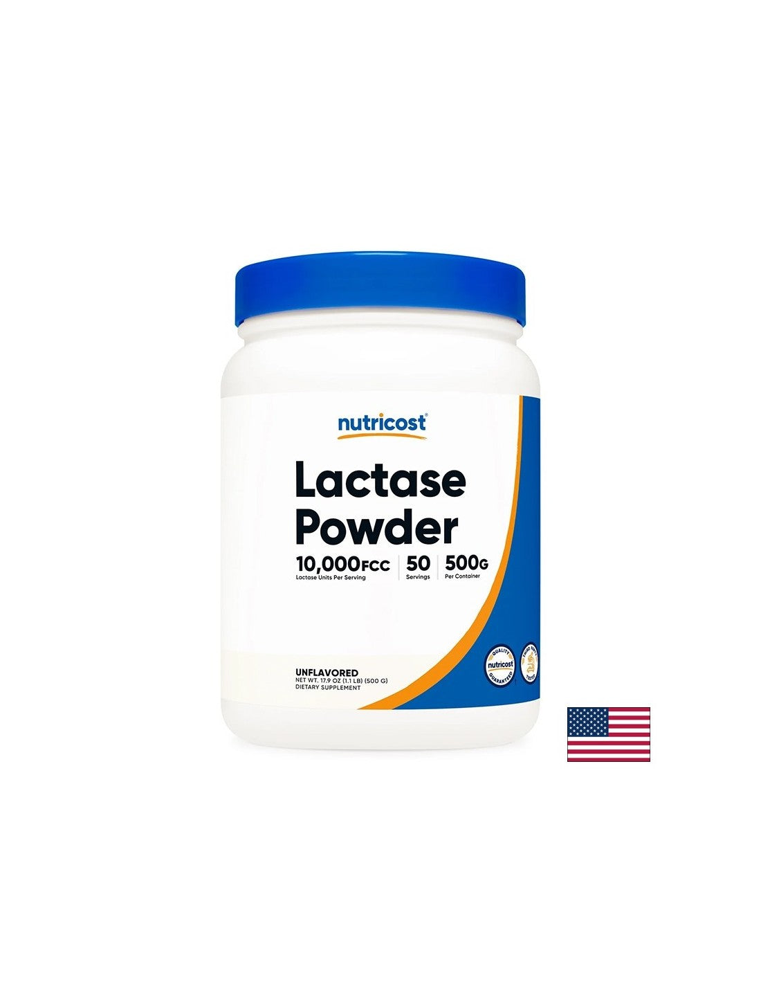 Lattasi - Supporta la digestione del lattosio, polvere da 500 g