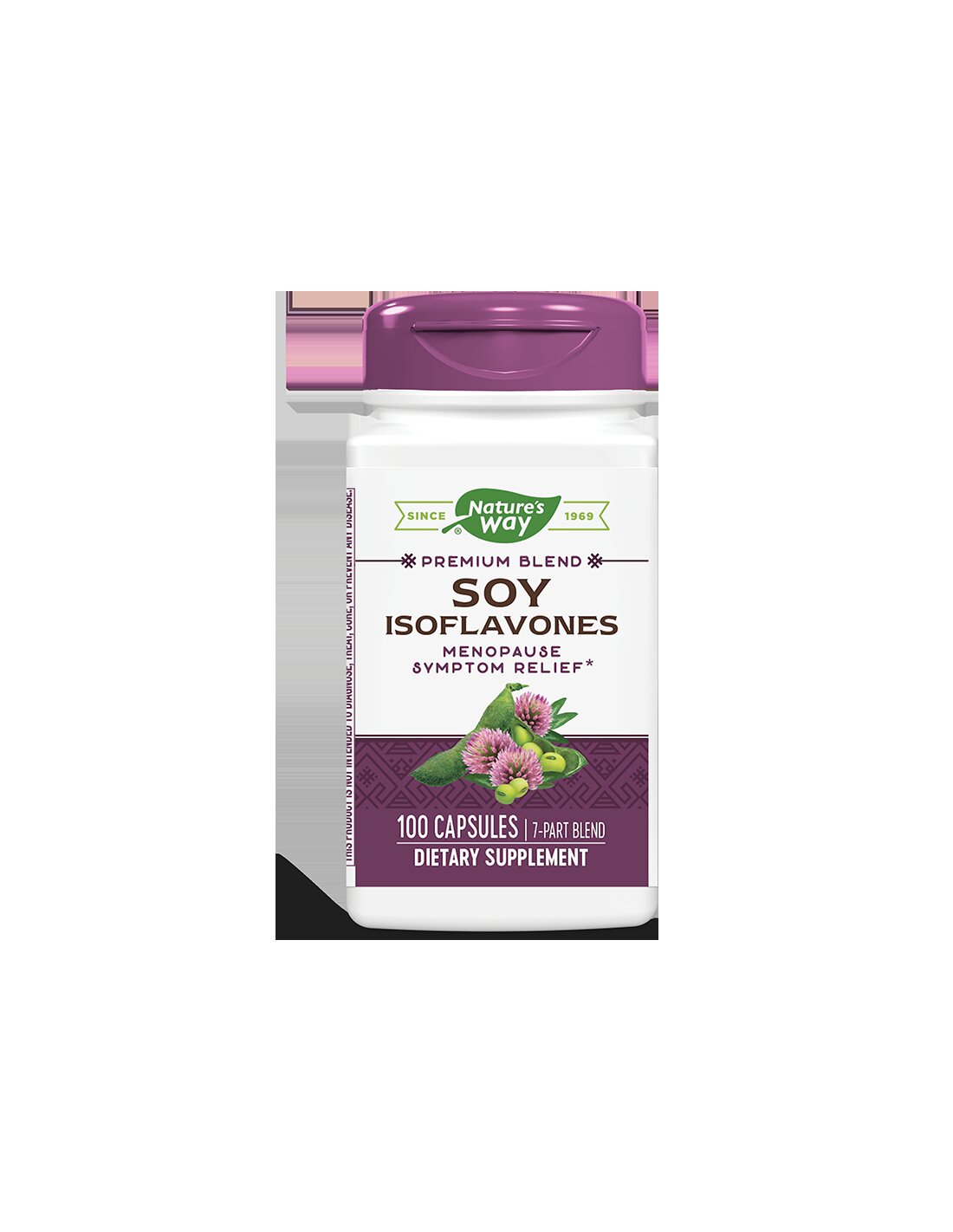 Isoflavoni di soia - formula premium - Per la menopausa, 500 mg, 100 capsule