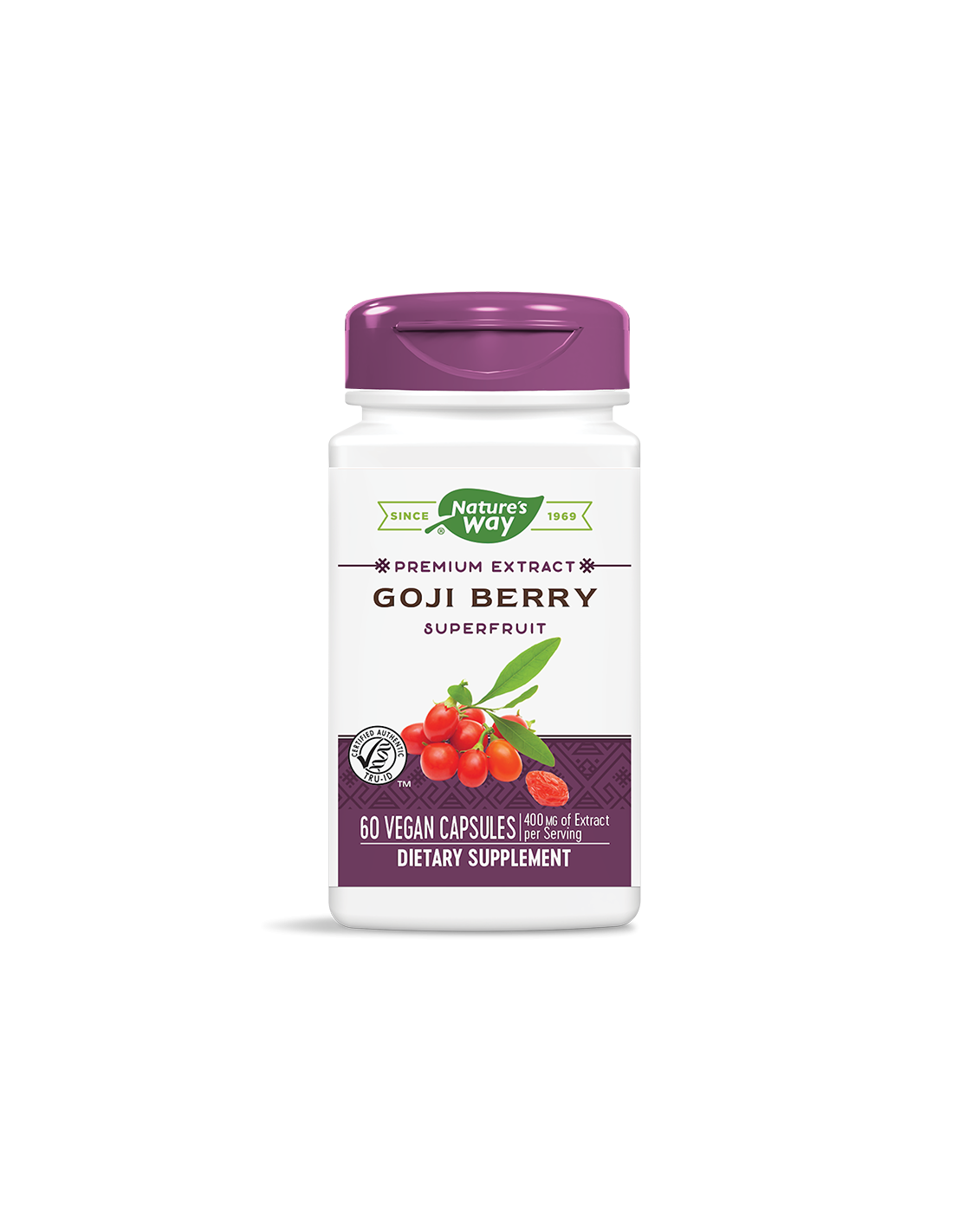 Bacche di Goji - Estratto Premium - Immunità e vitalità, 500 mg, 60 capsule
