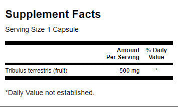 Frutto Tribulus a spettro completo 500 mg - 90 capsule