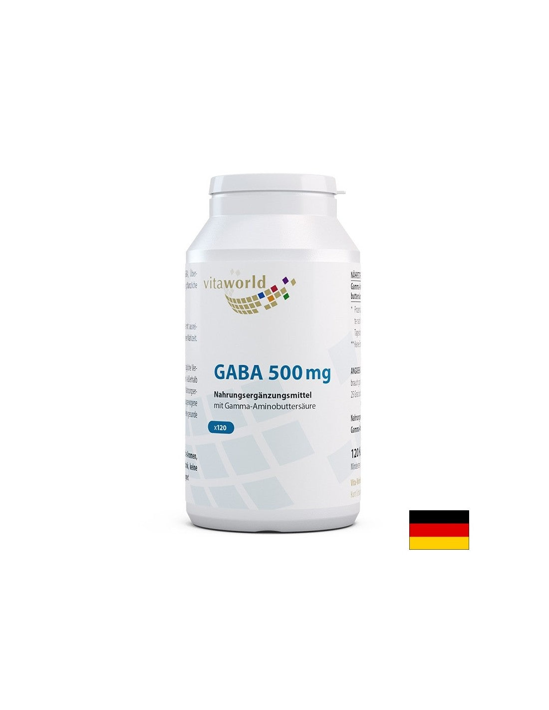 Per il rilassamento del sistema nervoso - GABA (acido gamma-aminobutirrico), 500 mg x 120 capsule