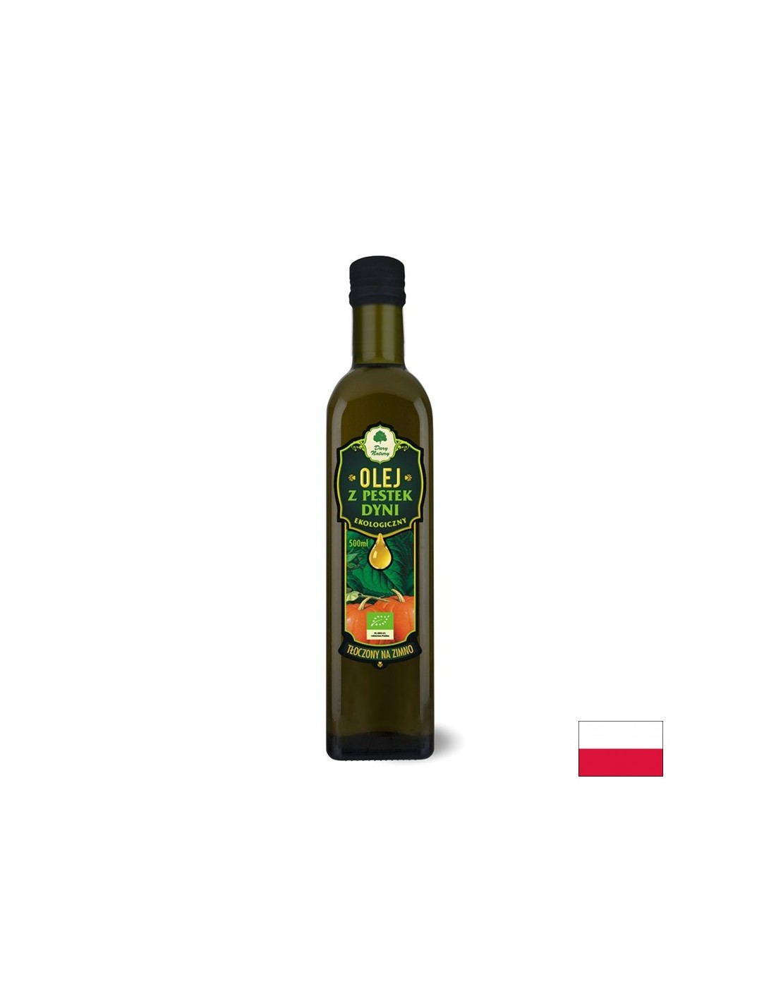 Olio di semi di zucca biologico, 500 ml