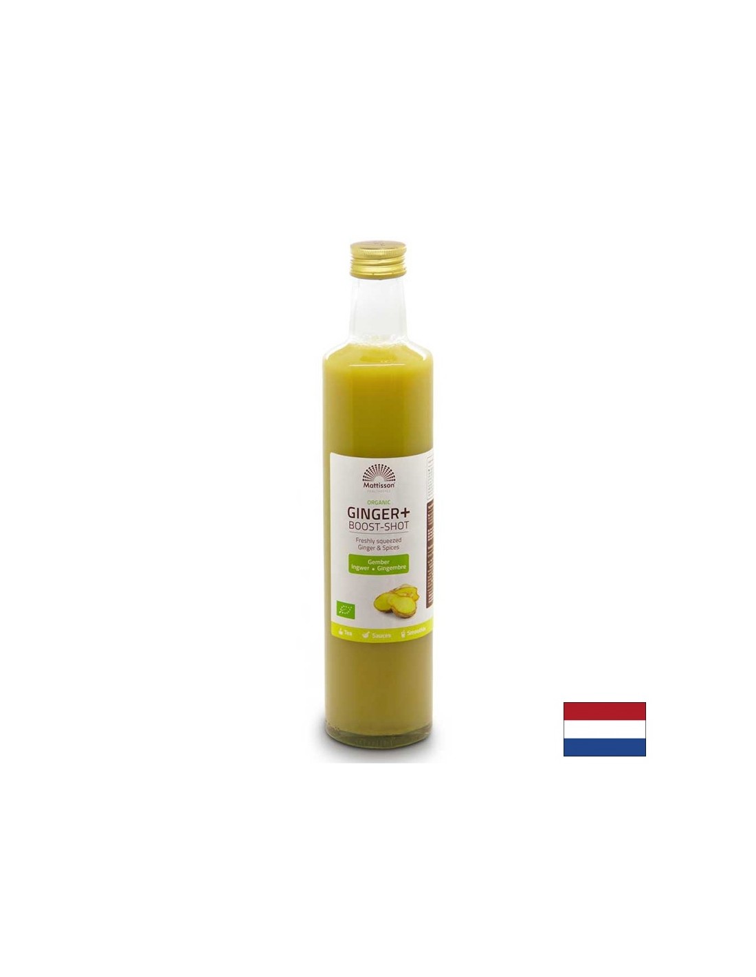 Succo di zenzero e limone biologico per uso culinario, 500 ml