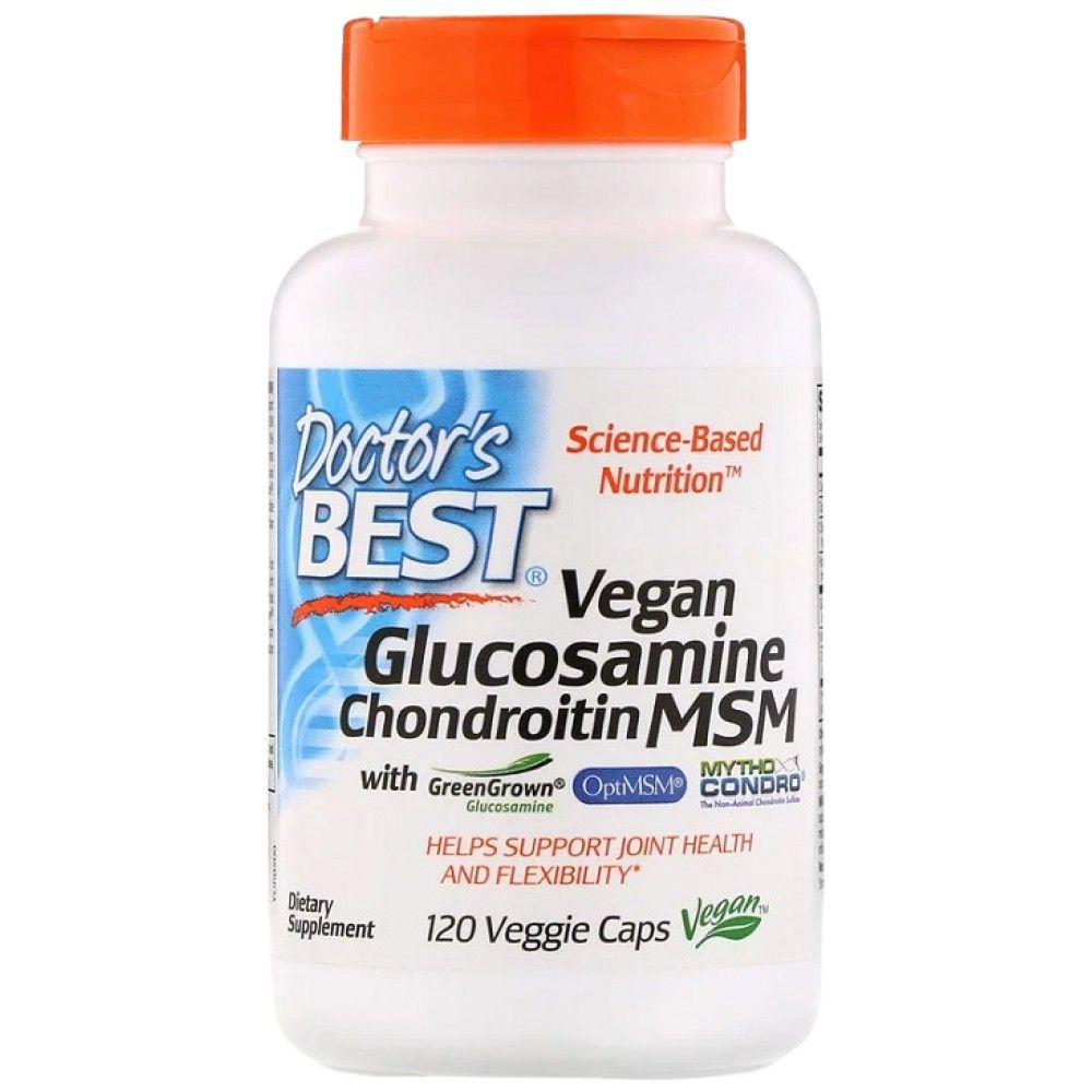 Glucosamina vegana e condroitina e MSM - 120 capsule
