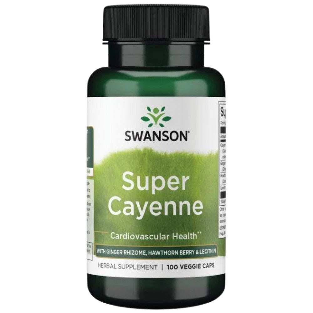 Super Cayenne | Con zenzero e cofano 100 capsule