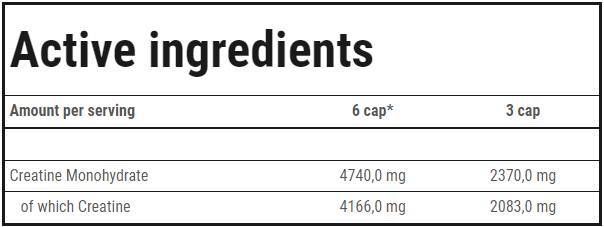 Creatina micronizzata 200 mesh | Cappucci monoidrati di creatina di alta qualità - 120 capsule