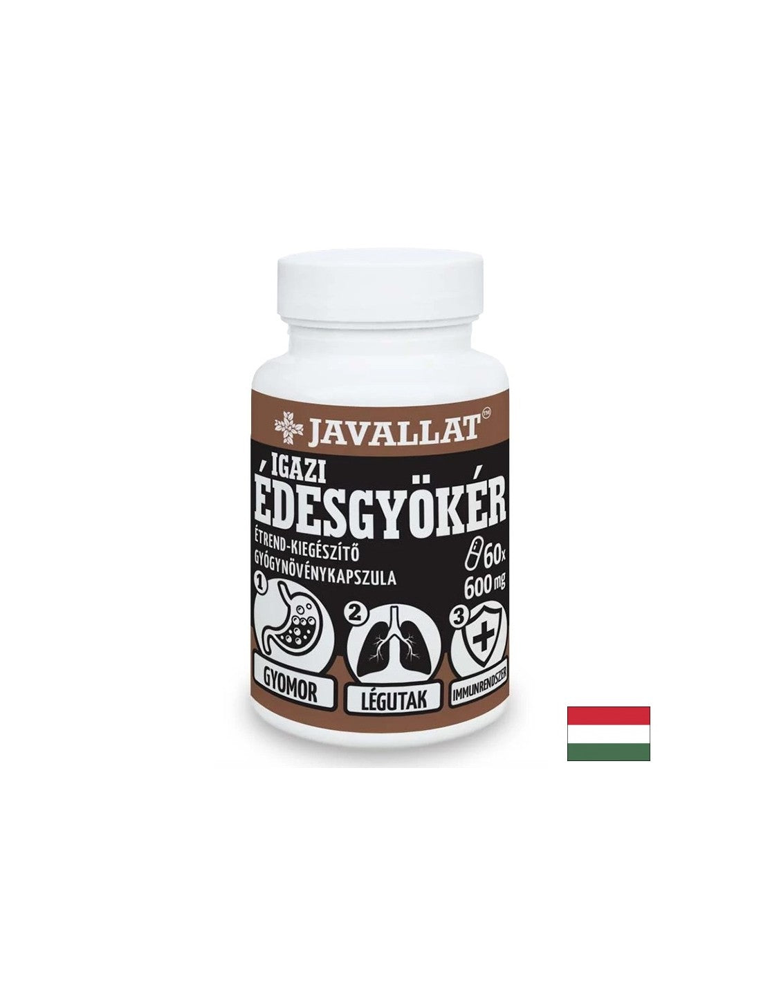 Mal di stomaco, gastrite e bruciore di stomaco - Liquirizia, 550 mg x 60 capsule