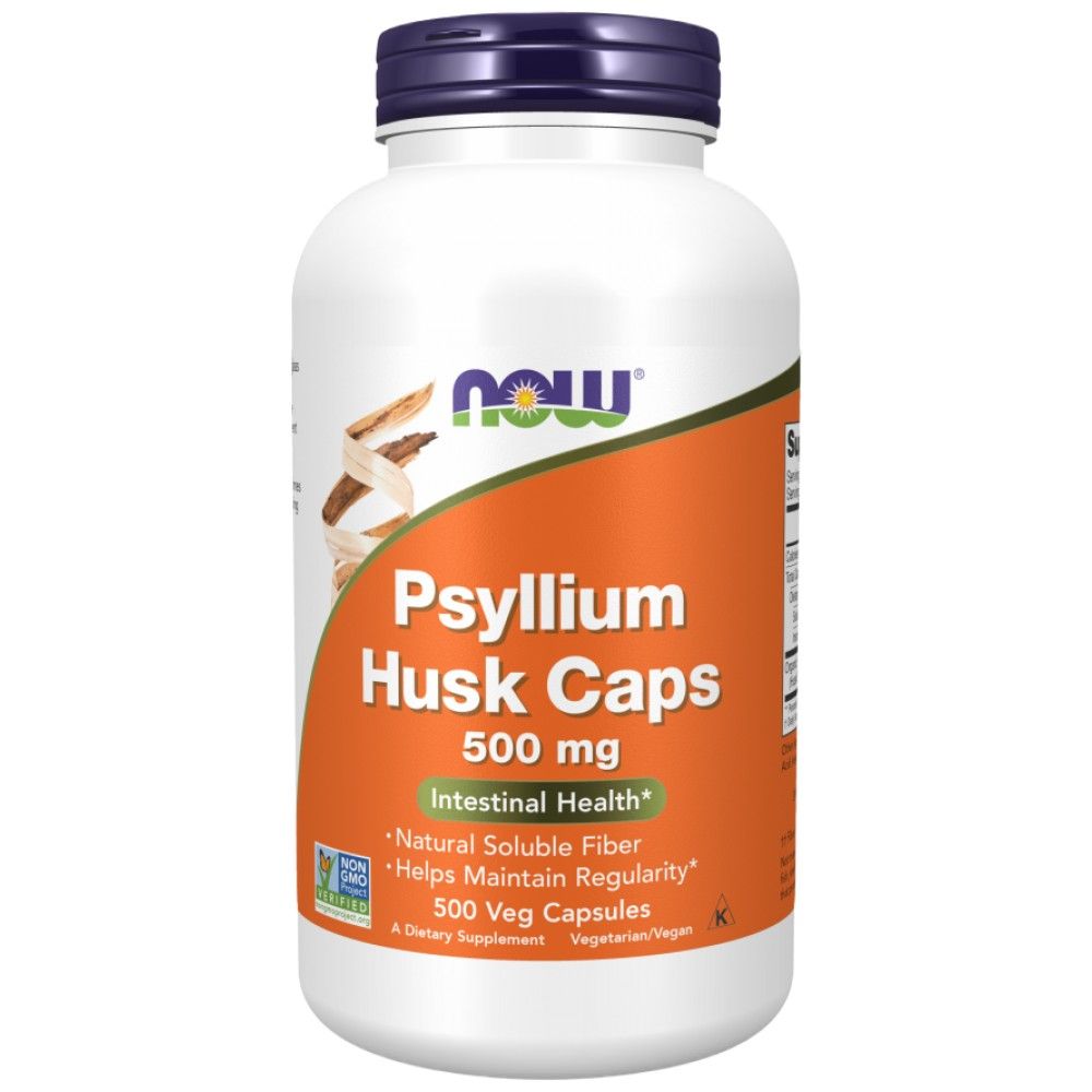 Psyllio Husk Caps 500 mg - 500 capsule