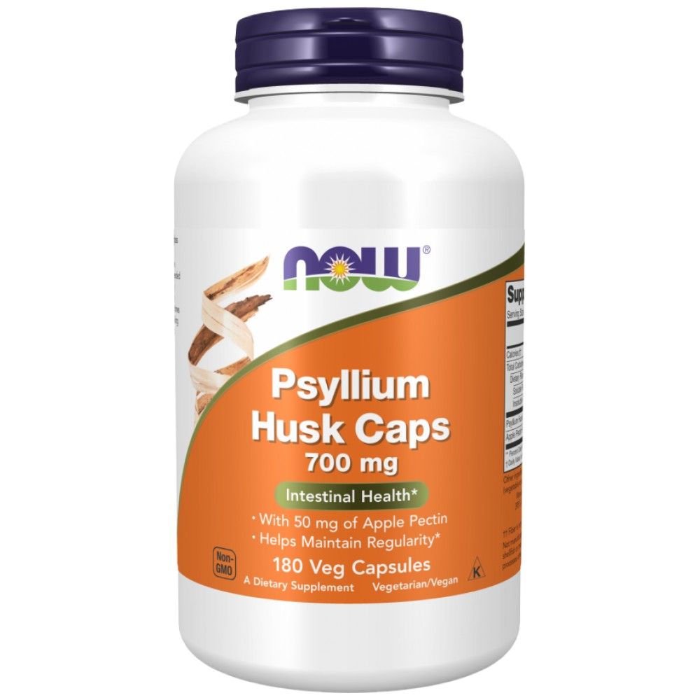 Psyllio Husk 700 mg | con pectina di mela - 180 capsule