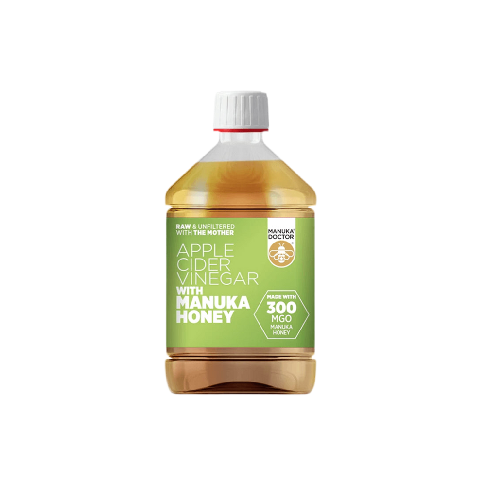 Aceto di sidro di mele con miele di manuka (300 mgO) - aceto di mele con miele di manuka (300 mgO), 500 ml