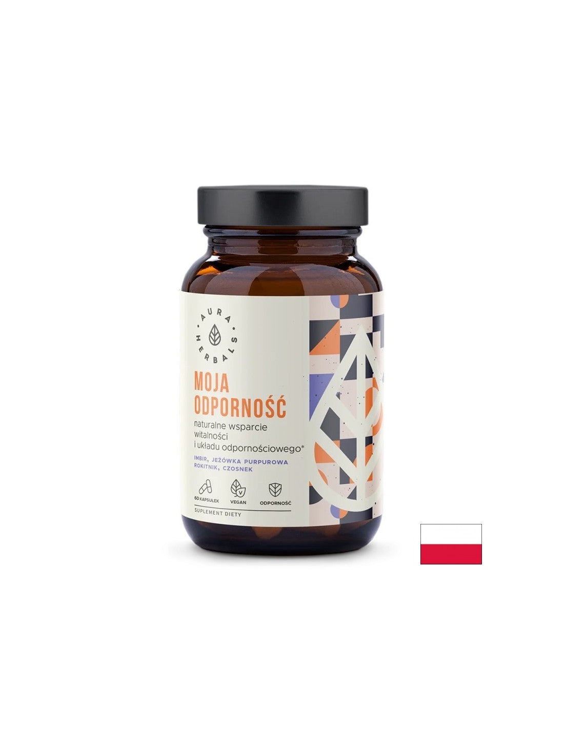 Immunity (formula a base di erbe con echinacea, zenzero, aglio e olivello spinoso), 60 capsule