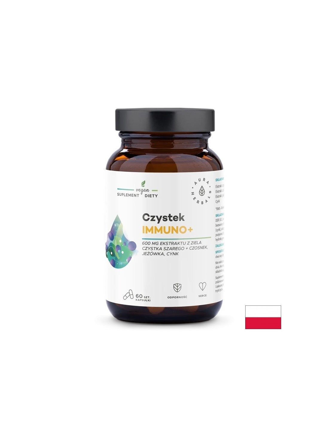 Immuno+ (formula a base di erbe + zinco), 60 capsule