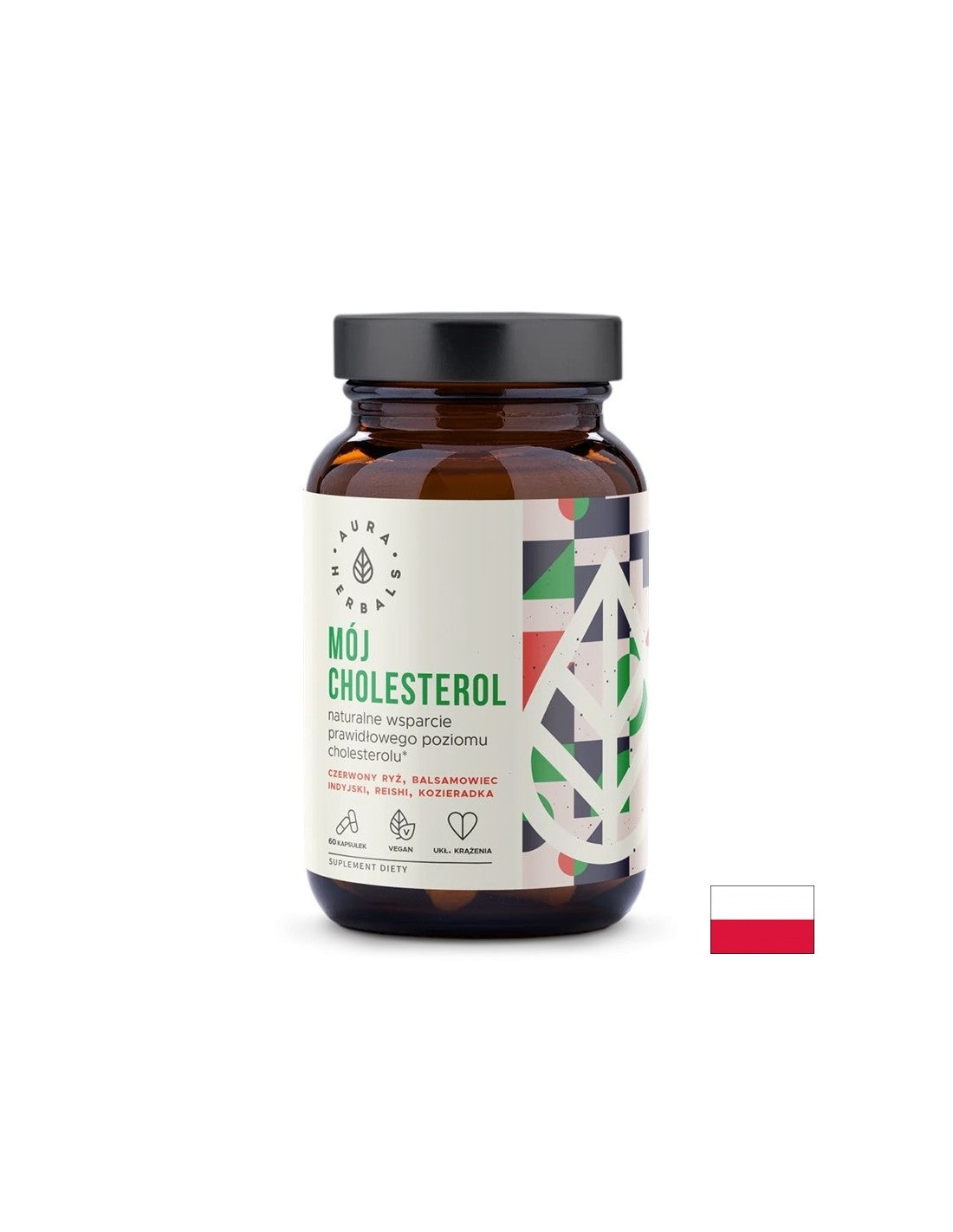Formula colesterolo (con reishi, guggul, riso rosso e fieno greco), 60 capsule