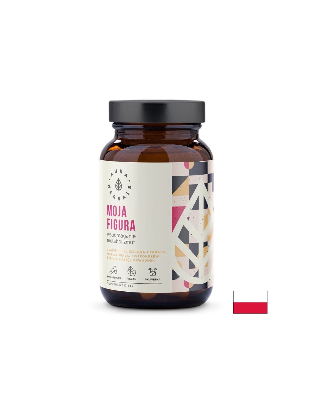 Metabolismo (Formula con sambuco nero, tè verde, gelso bianco, erba mate e achillea), 60 capsule