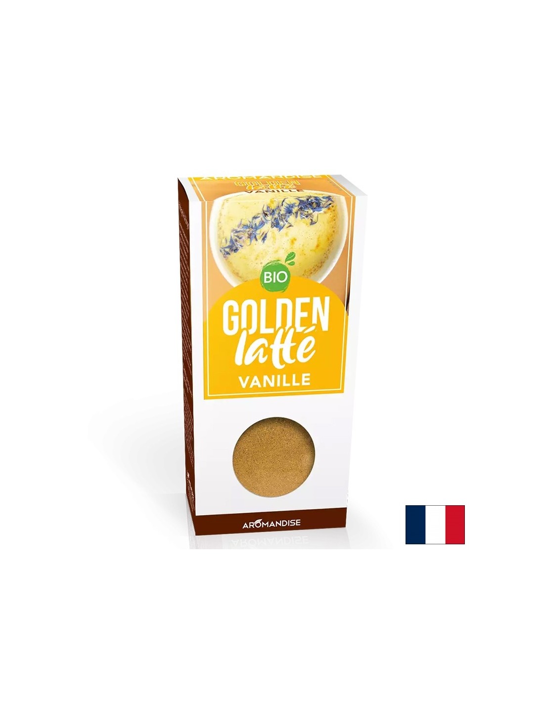 Golden Latte Curcuma e Vaniglia, bevanda istantanea in polvere, 60 g