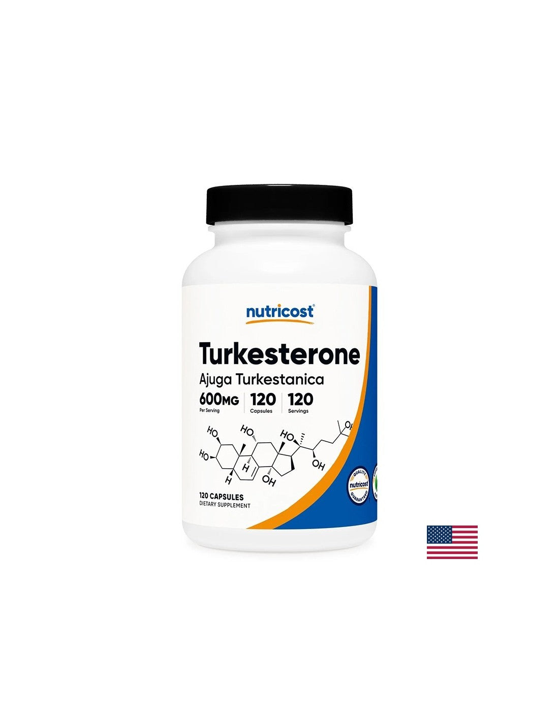 Massa muscolare e resistenza - Turkesterone, 60 mg x 120 capsule