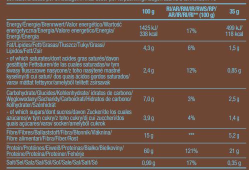 Budino proteico - 0,525 kg