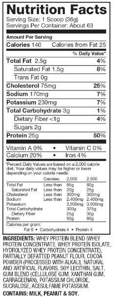 Siero di latte élite 100% - 2170 grammi