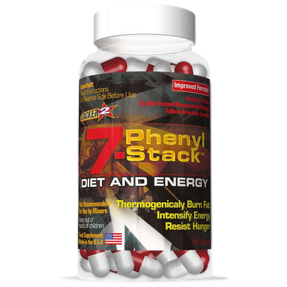 7 stack fenil - 100 capsule