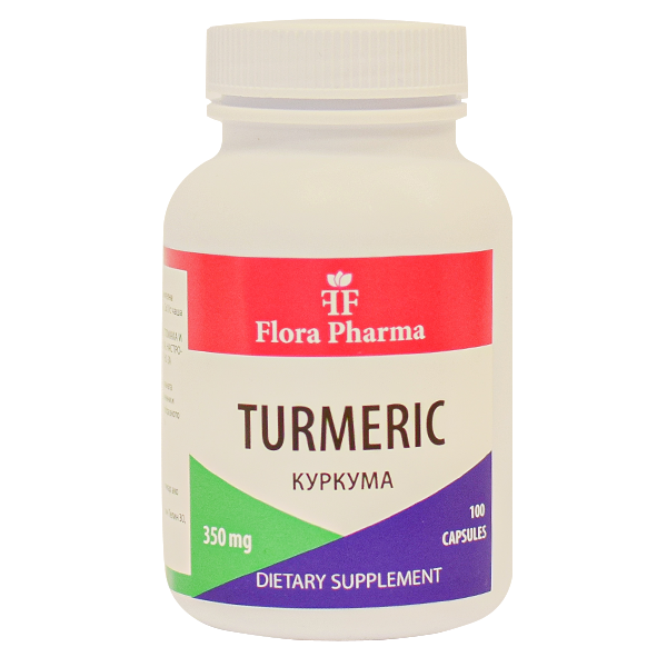 Curcuma 700 mg (Curcuma longa) /100 capsule, 50 dosi/ FLORA PHARMA