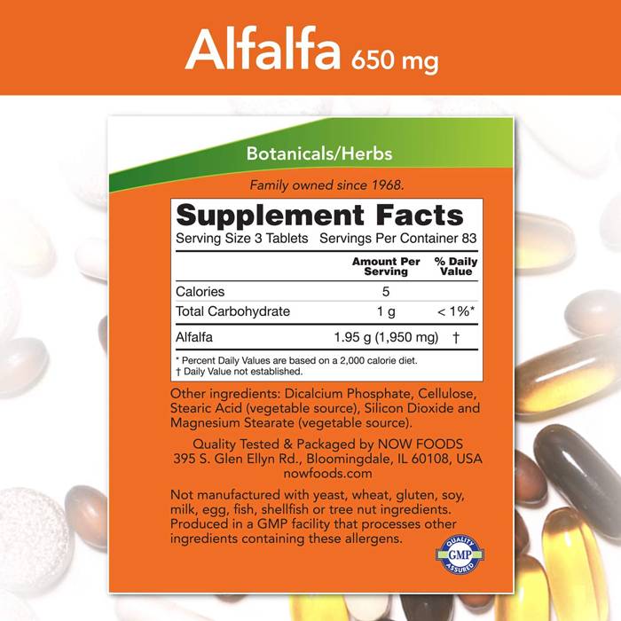 Alfalfa 650 mg - 250 compresse