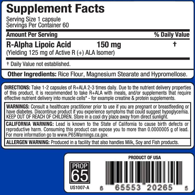 R -Ala 150 mg - 60 capsule