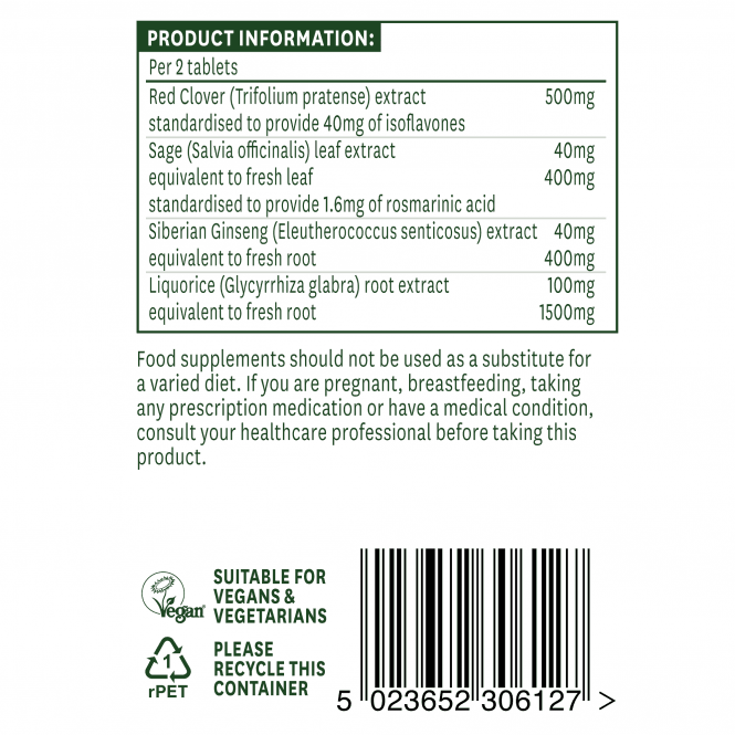 Red Clover Complex (Red Clover Complex) 60 tablets NaturesAid - Nutra Best Europe