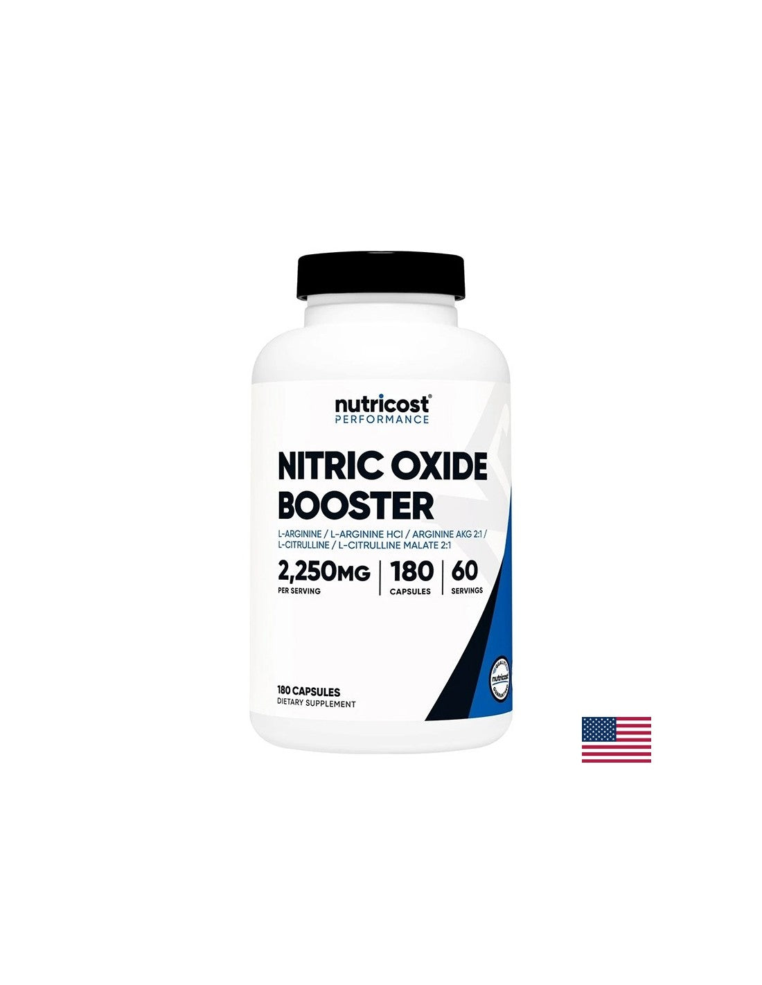 Energia e resistenza - Booster di ossido nitrico, 750 mg x 180 capsule