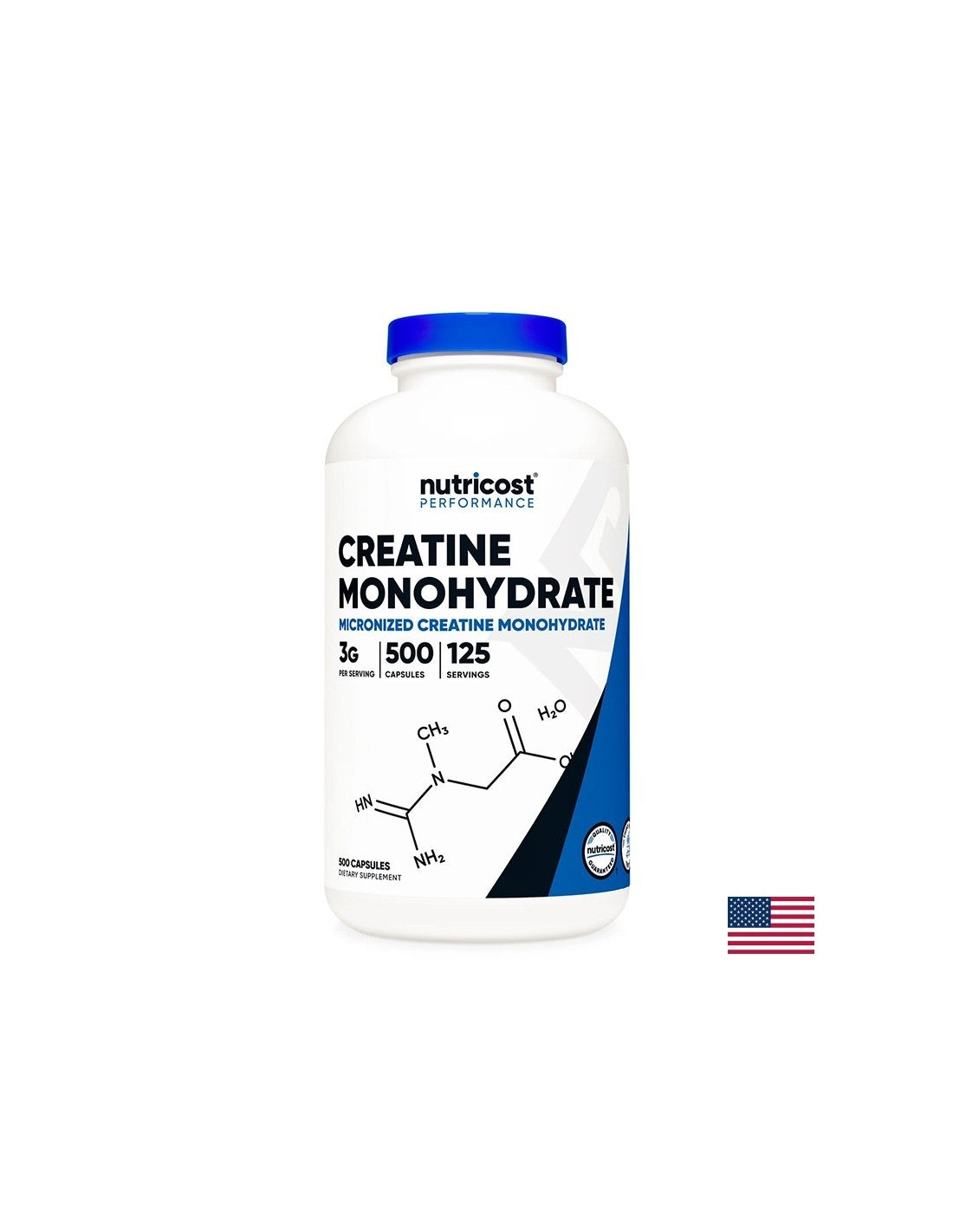 Massa e forza muscolare - Creatina Monoidrato, 750 mg x 500 capsule