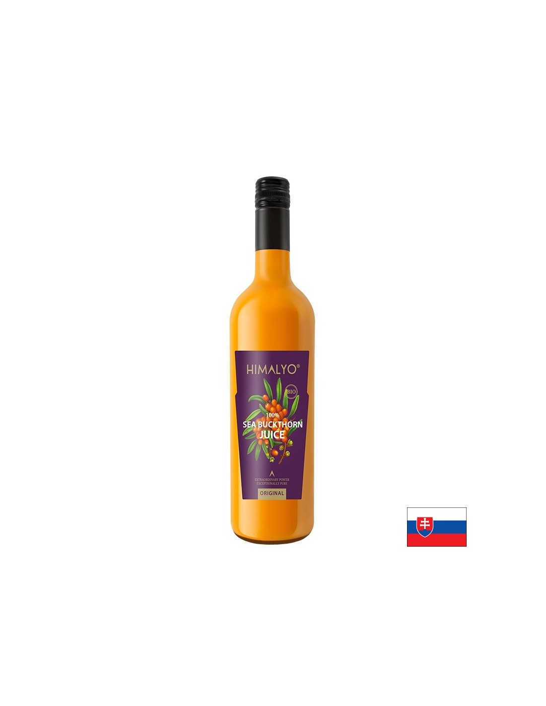 Succo di olivello spinoso biologico – Antiossidante - Antietà e salute metabolica, 750 ml, 30 porzioni