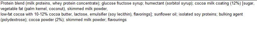 Aumenta la barra proteica alta 31% - 55 grammi