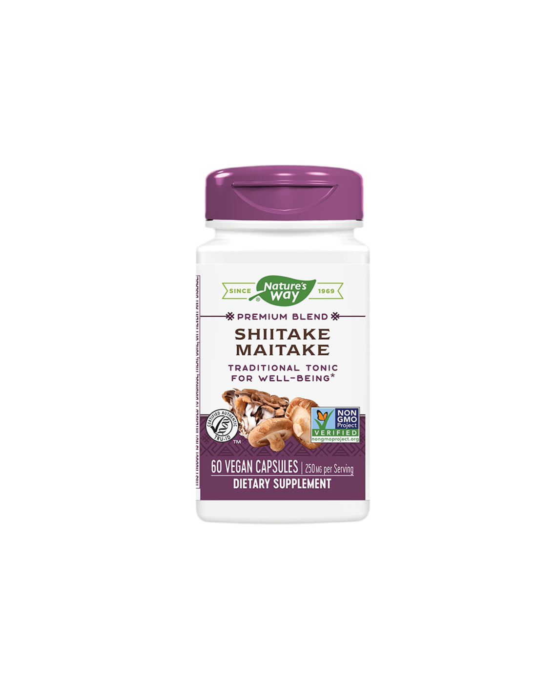 Shiitake e maitake 250 mg - 60 capsule