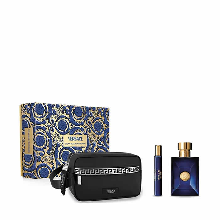 <tc>VERSACE</tc> Dylan Blue Pour Homme Eau De Toilette Spray 100ml Set 3 Pezzi