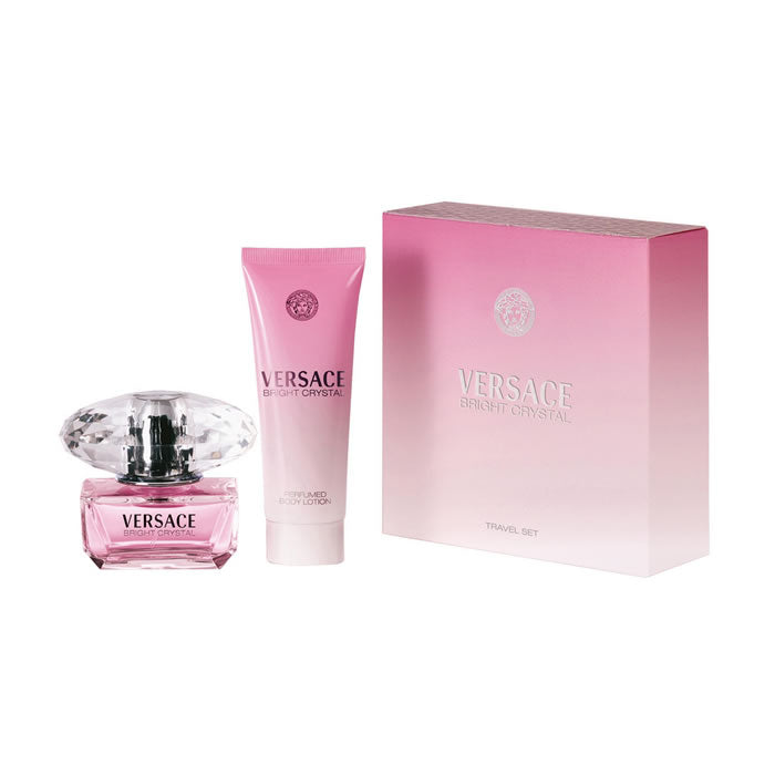 <tc>VERSACE</tc> Bright Crystal Eau De Toilette Spray 50ml Set 2 Pezzi