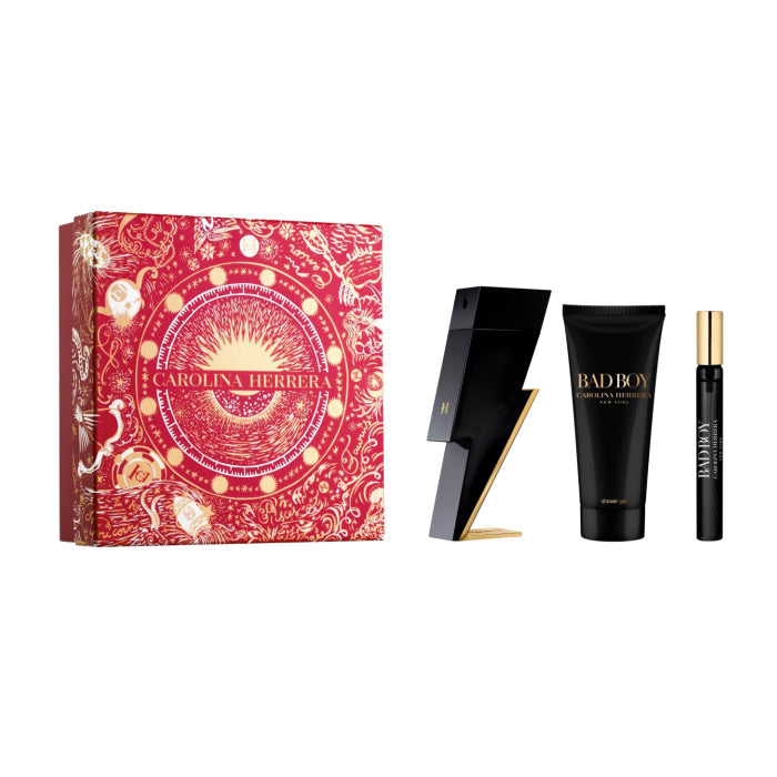 <tc>CAROLINA HERRERA</tc> Bad Boy Eau De Toilette Spray 100ml Set 3 Pezzi 2023