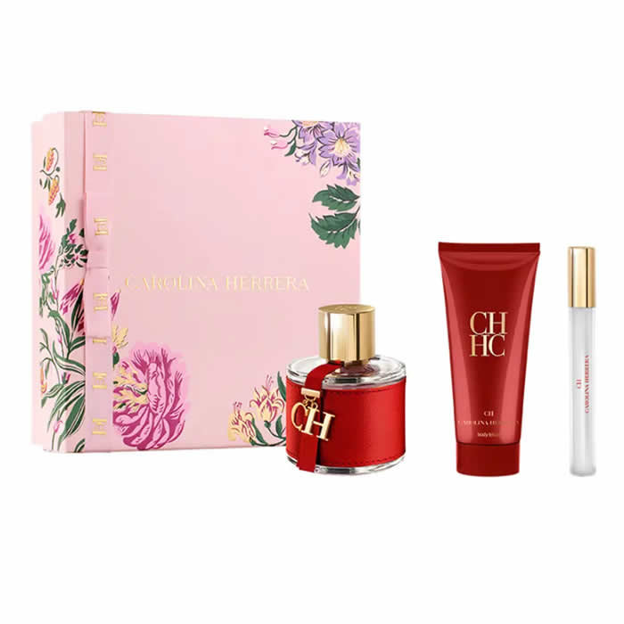 <tc>CAROLINA HERRERA</tc> Ch Eau De Toilette Spray 100ml Set 3 Pezzi