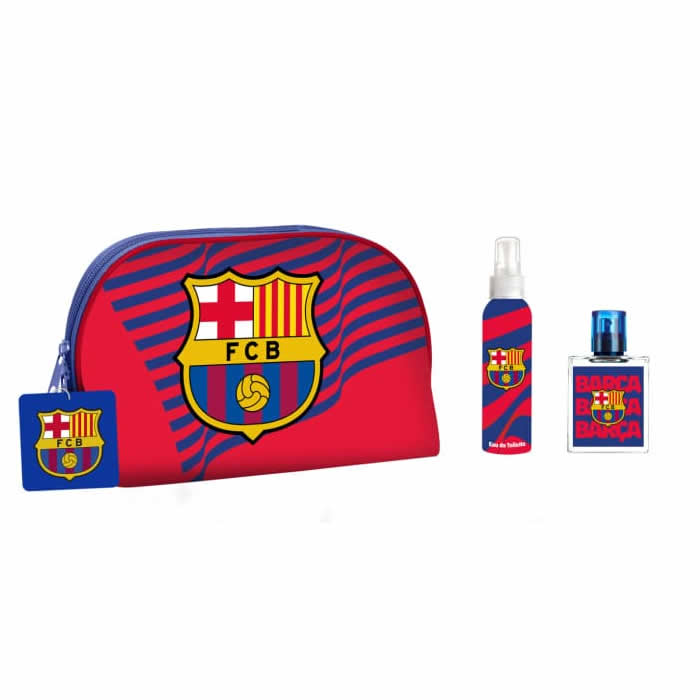 FC Barcelona Eau de toilette spray da 50 ml set 3 pezzi