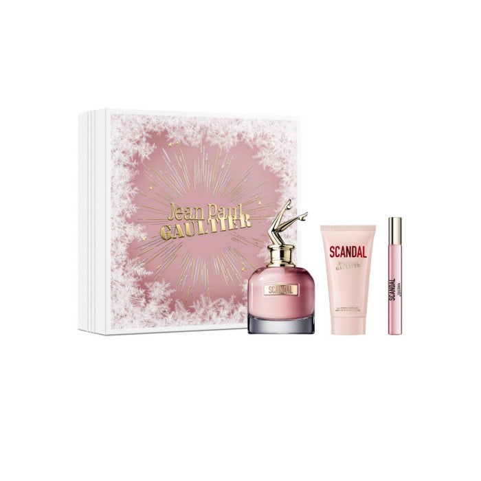 <tc>JEAN PAUL GAULTIER</tc> Scandal Eau De Perfume Spray 80ml Set 3 Pezzi Natale 2023