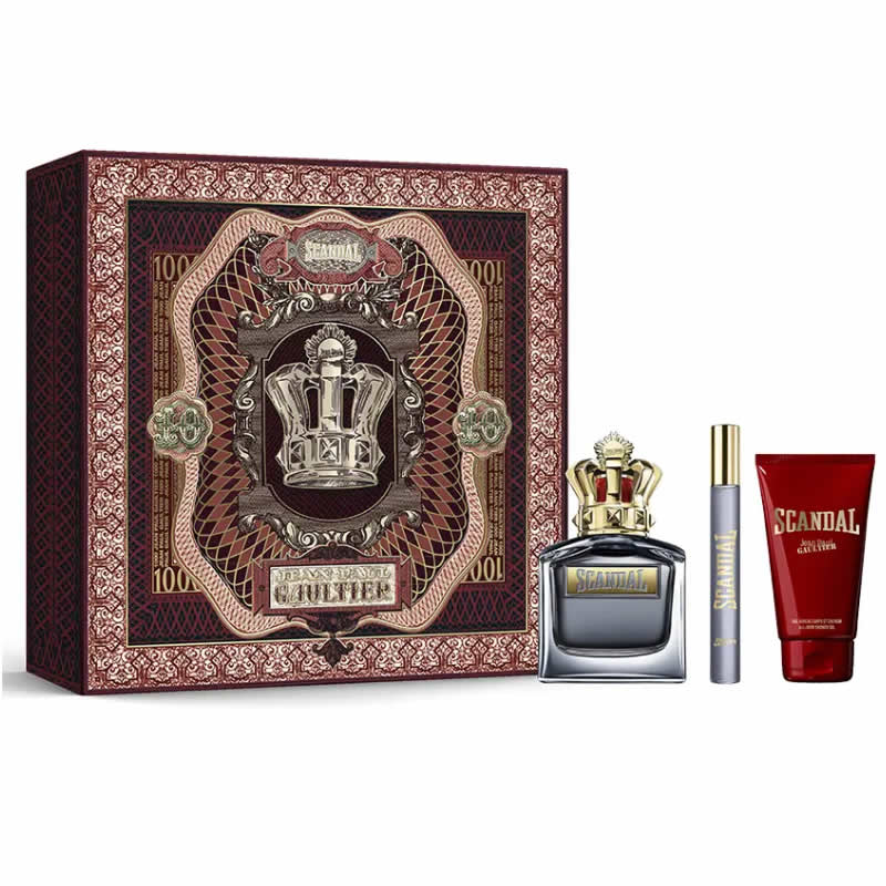 <tc>JEAN PAUL GAULTIER</tc> Scandal For Him Eau De Toilette Spray 100ml Set 3 Pezzi