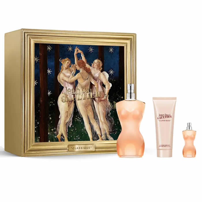 <tc>JEAN PAUL GAULTIER</tc> Classique Eau De Toilette Spray 100ml Set 3 Pezzi