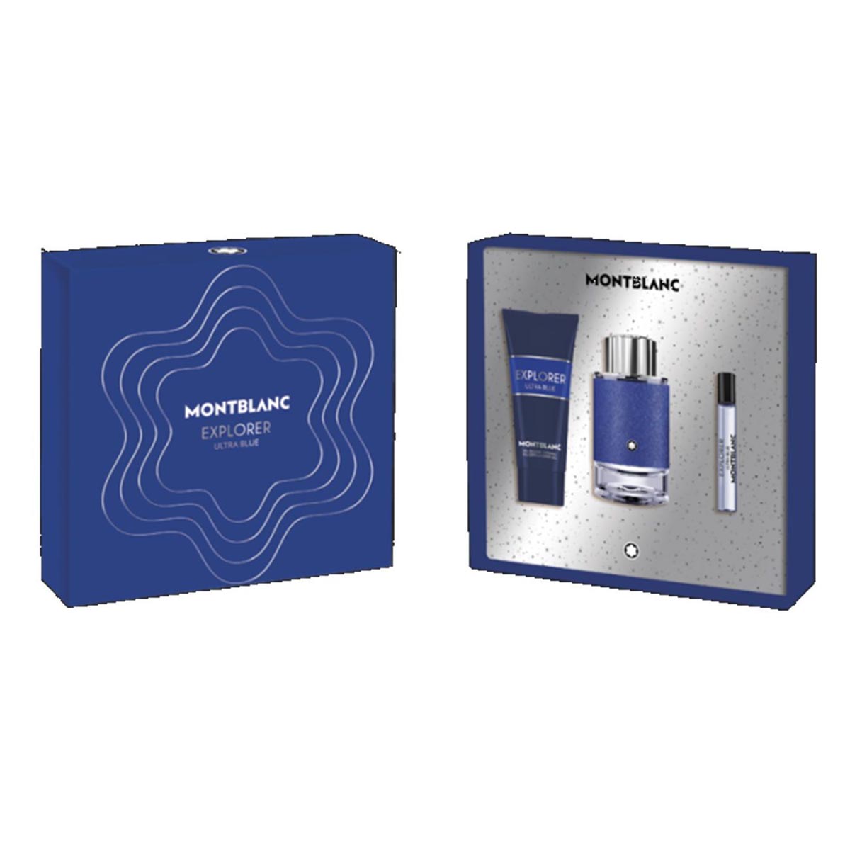 <tc>MONTBLANC</tc> Explorer Blue Eau De Parfum Pour Homme 100ml Spray Balsamo Dopobarba 150ml Miniatura 4 5ml