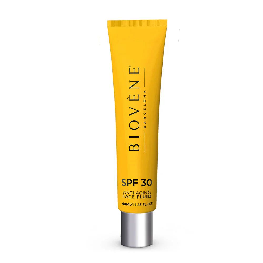 Crema solare facciale idratante SPF 30 con acido ialuronico anti -invecchiamento - 40 ml
