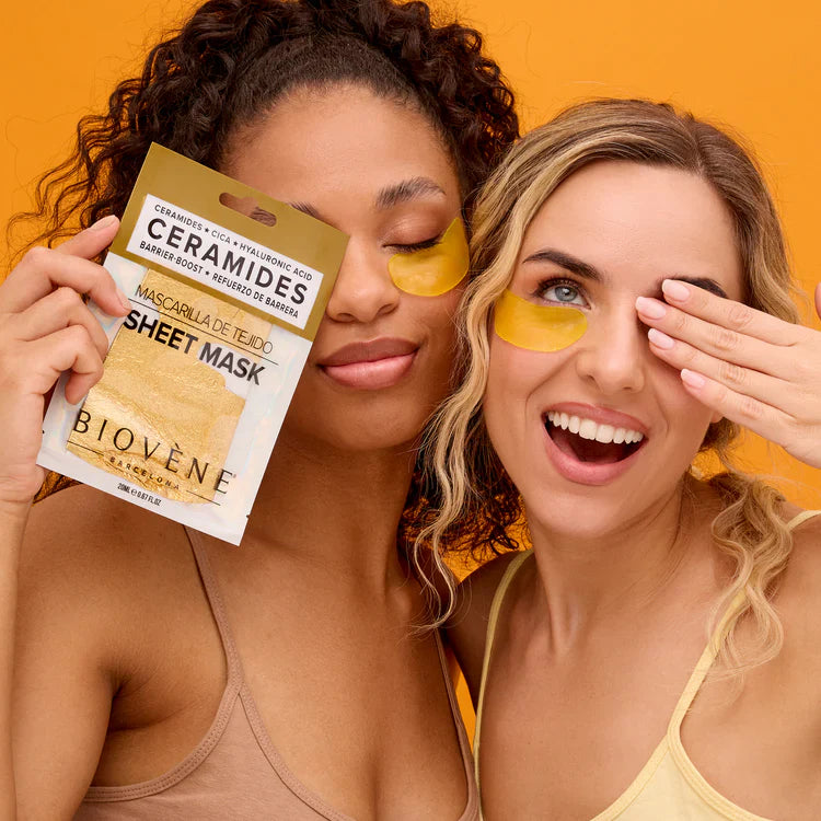 Maschera di ceramidi con zinco per ripristino della pelle e idratazione 1 coppia