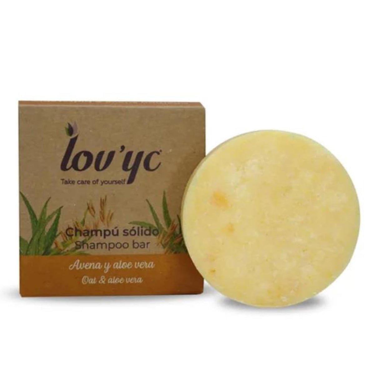 Elie Saab Lovyc Avena y aloe vera champu solido 50g