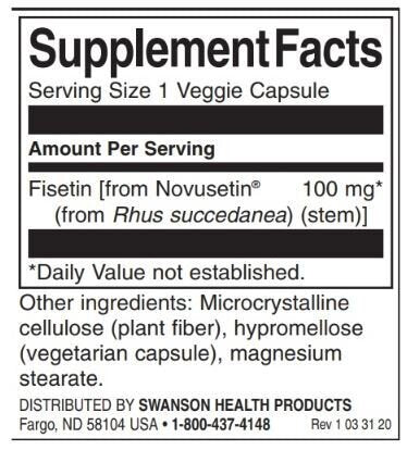 Fisetin novusetin 100 mg - 30 capsule